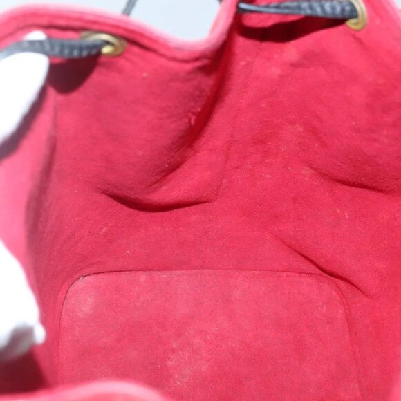 LOUIS VUITTON Epi Petit Noe Shoulder Bag Bicolor Black Red M44017 Auth 134616 - Picture 11 of 16
